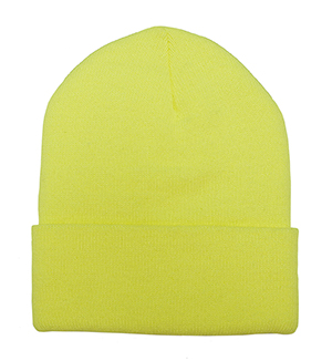 Hi Viz Cuff Cap with Thinsulate - Helmet Liners & Balaclavas